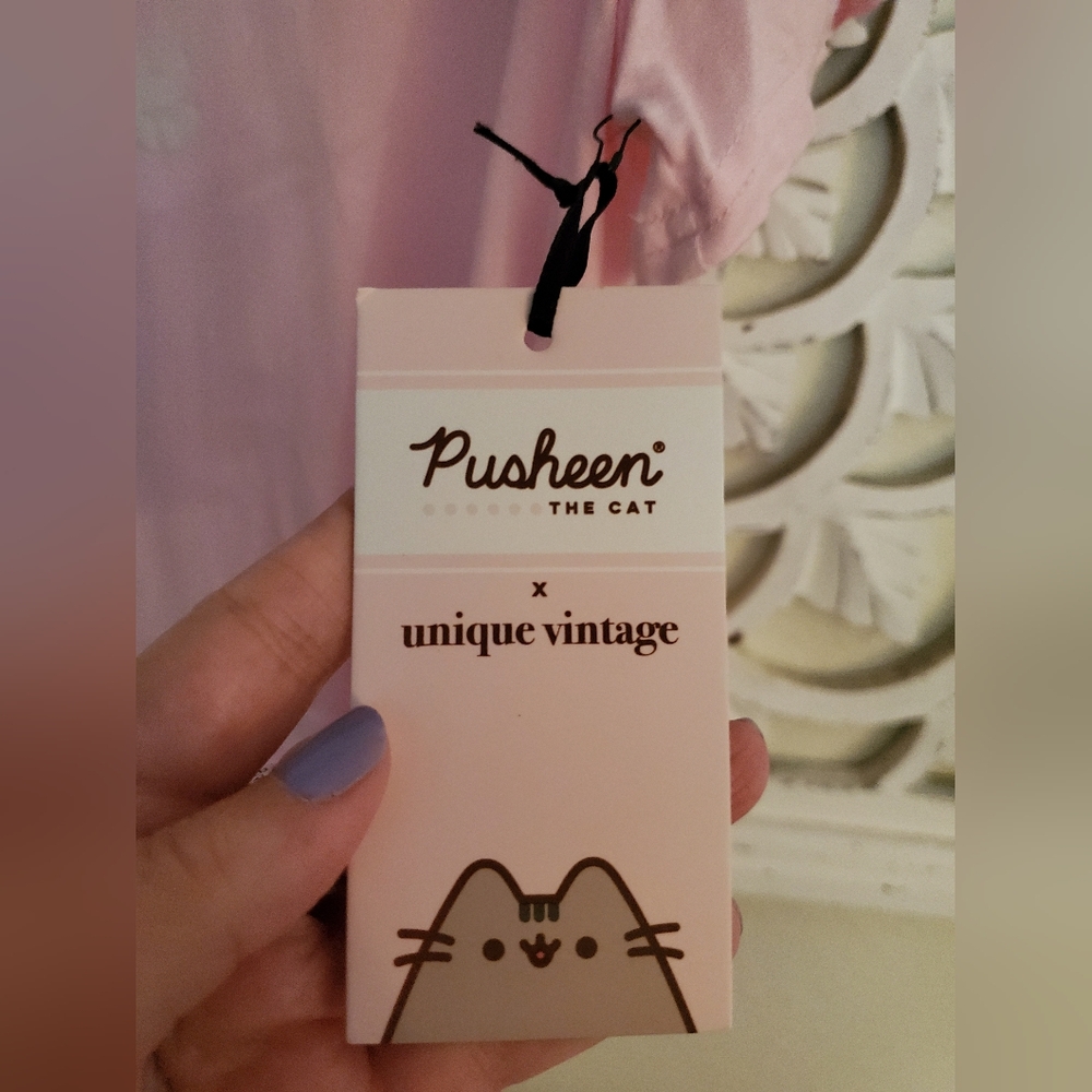 NWT Pusheen Unique Vintage Collaboration Spooky Cutie T-shirt Large 10/12 - Picture 6 of 12